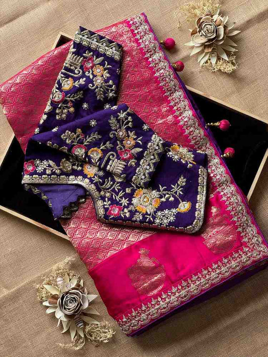 Fancy satin silk sequence saree with multi-colour sequins – Arhas Couture