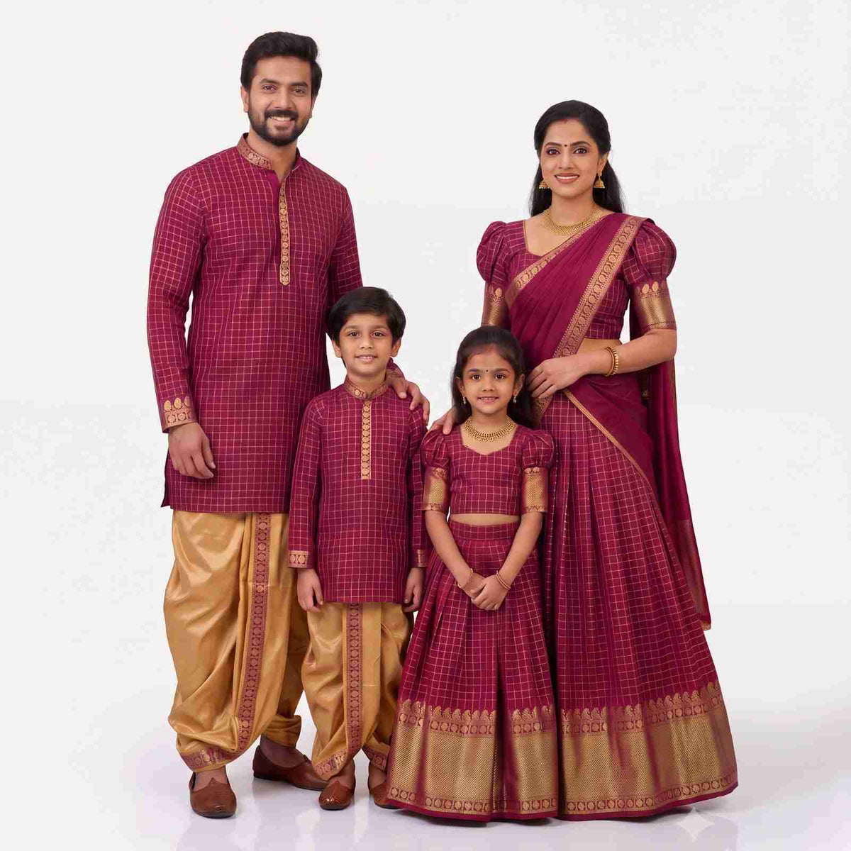 AC's Soft Silk Family Outfits