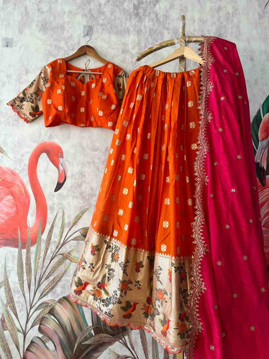 Soft Crepe Silk Lehengas