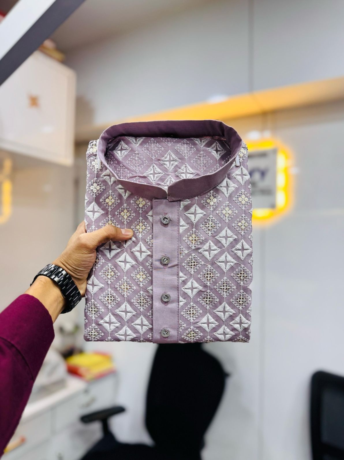 Men's Threadwork Soft Silk Sets