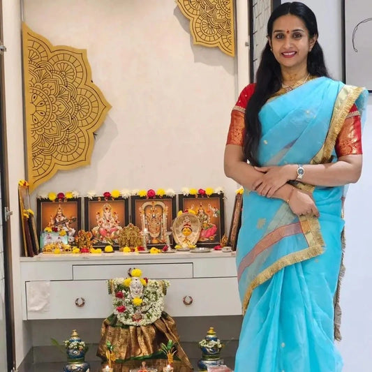 Laya Garu Chanderi Saree