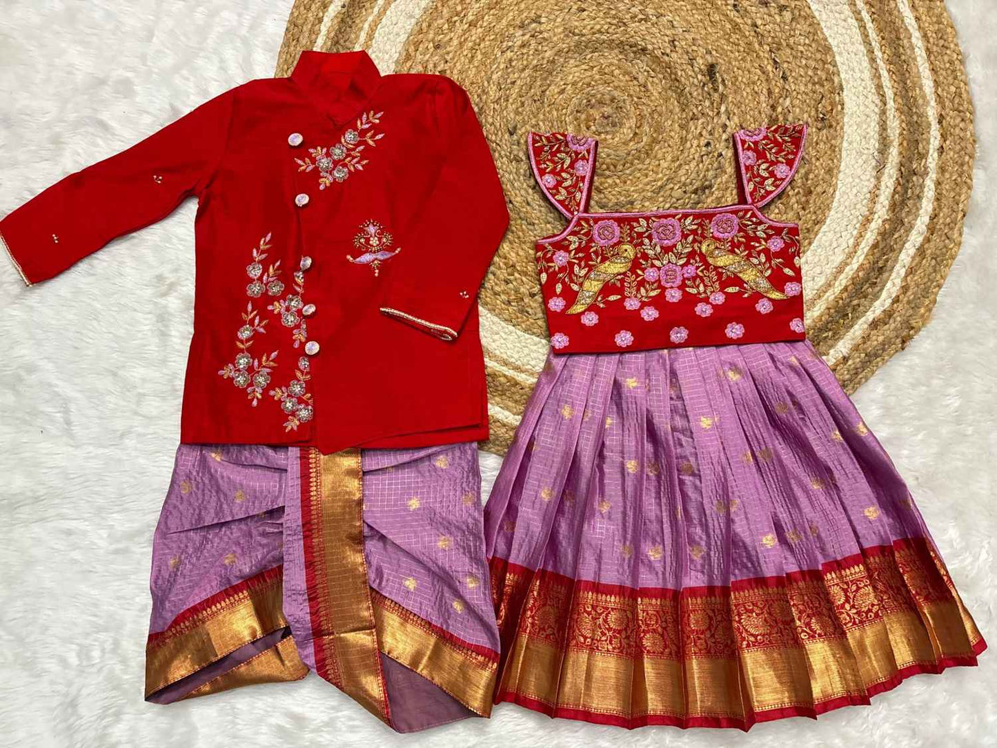 Semi Kanchi Family Combo