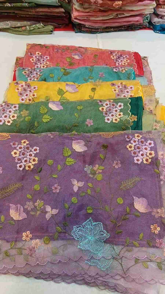 AC's Organza Shimmer Sarees