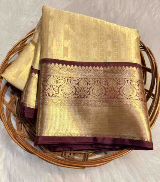 Banarasi Semi Katan Silk Saree