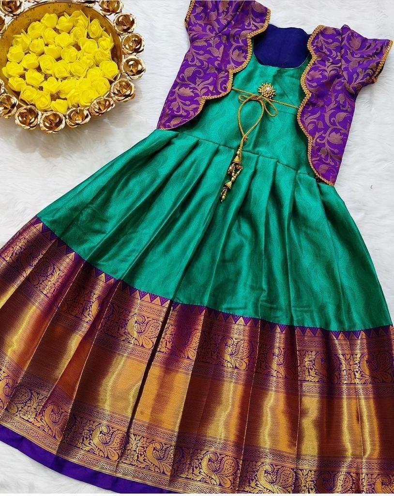 Soft Lichi Silk Frocks