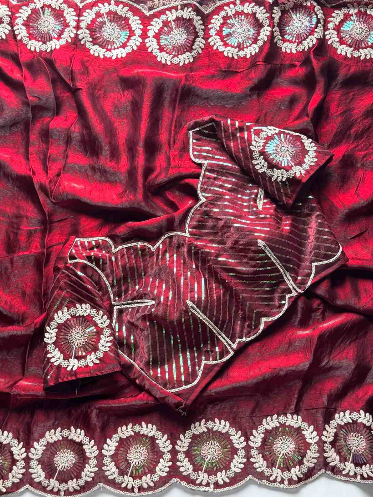 Space Silk Sequence Sarees