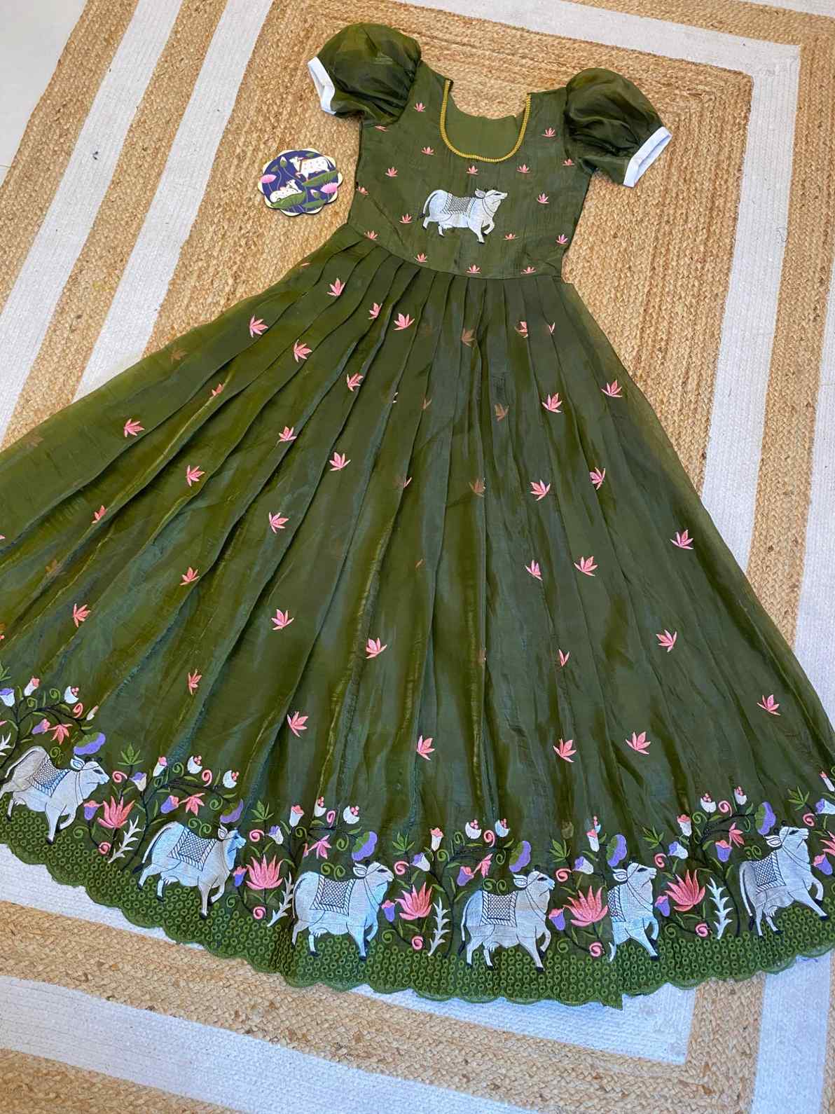 Pichwai Sift Crush Gowns