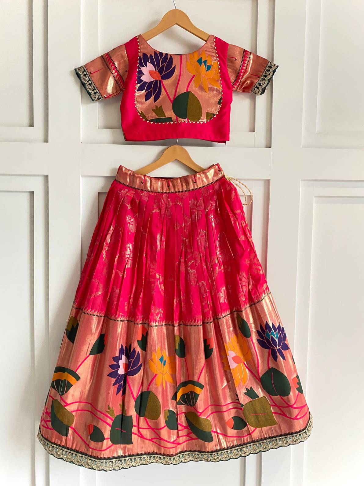 Kid's Silk Blend Lehengas