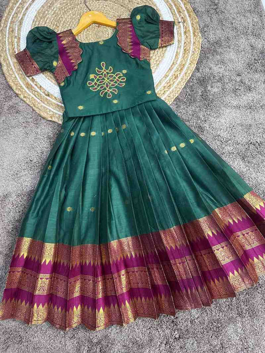 Kid's Cotton Silk Lehengas
