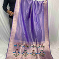 Tissue Paithani Semi Silk Sarees
