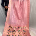 Tissue Paithani Semi Silk Sarees