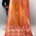 Tissue Paithani Semi Silk Sarees