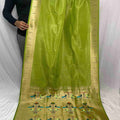 Tissue Paithani Semi Silk Sarees