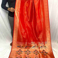 Tissue Paithani Semi Silk Sarees