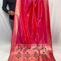 Tissue Paithani Semi Silk Sarees