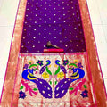 Soft Kanchivaram Paithani Silk Saree