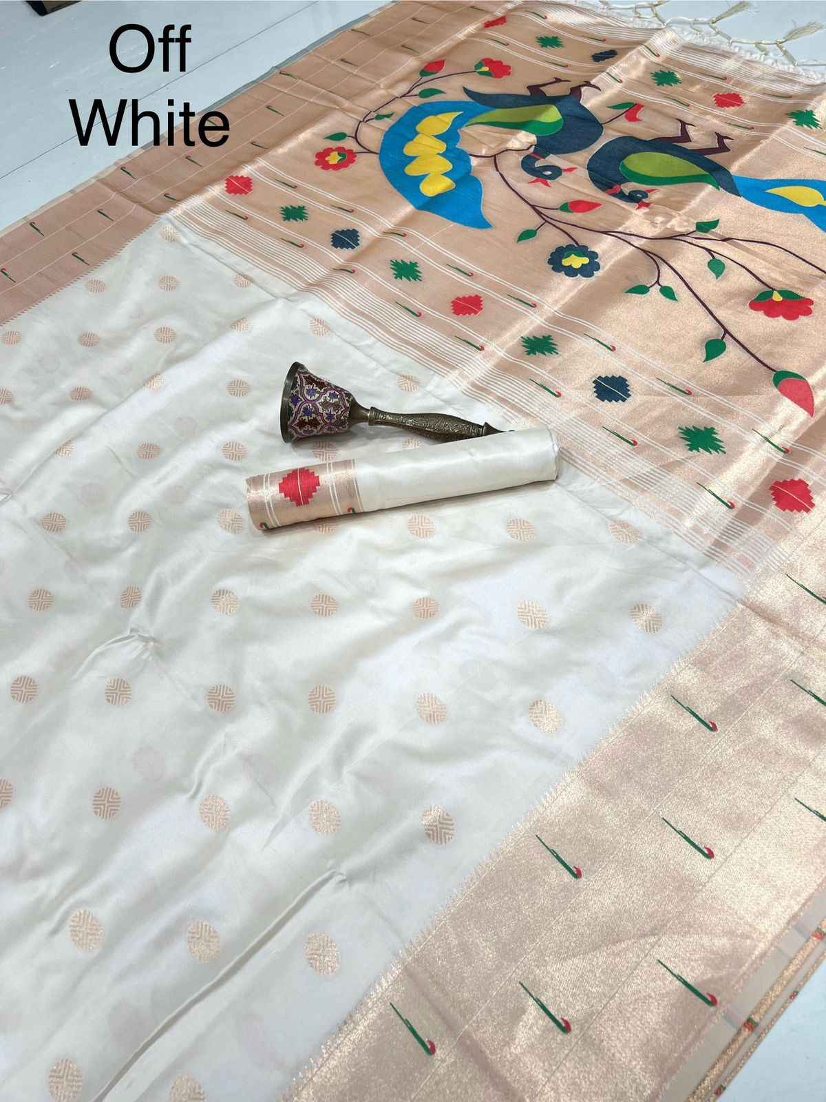 Triple Muniya Paithani Silk Sarees
