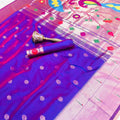 Triple Muniya Paithani Silk Sarees