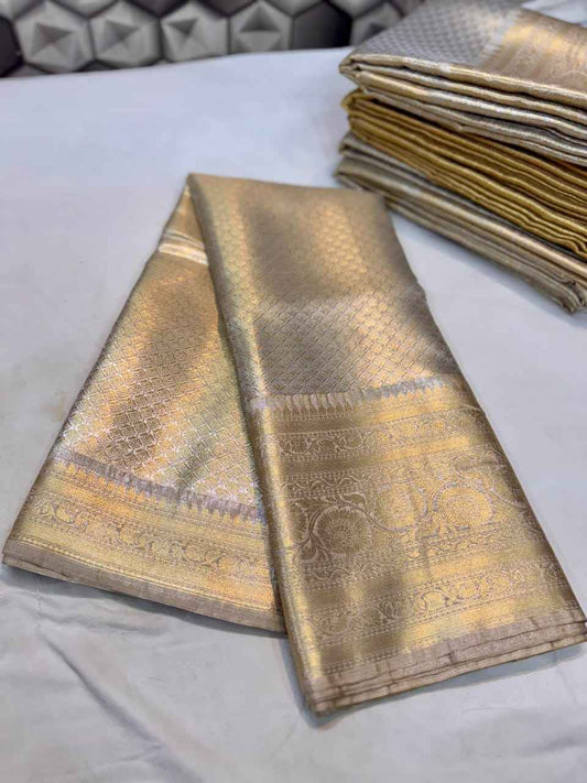 Floral Kanjivaram Soft Silk Sarees