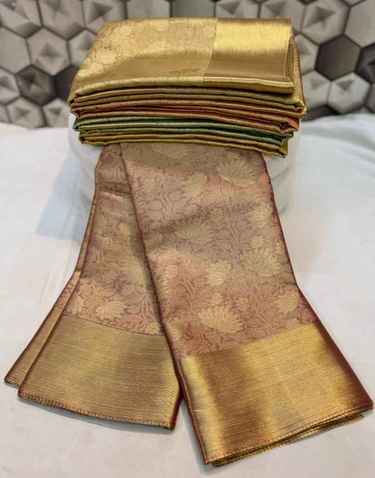Floral Kanjivaram Soft Silk Sarees