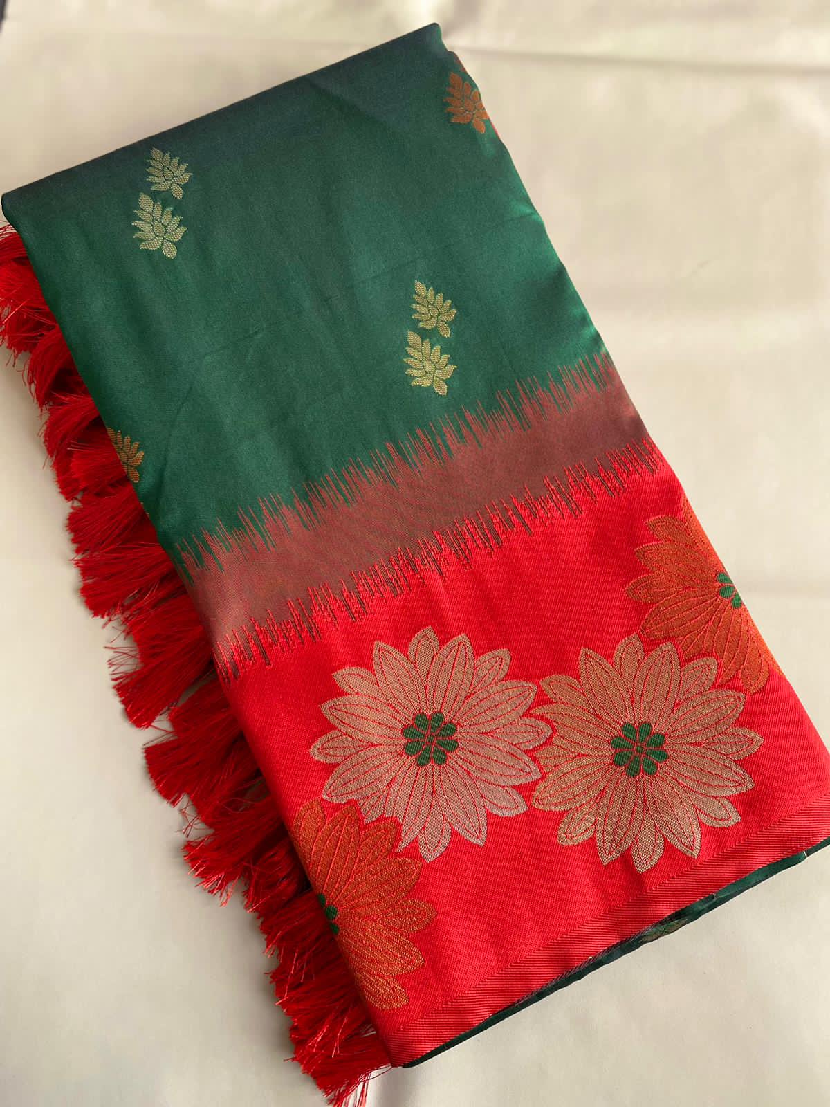 Floral Zari Silk Sarees