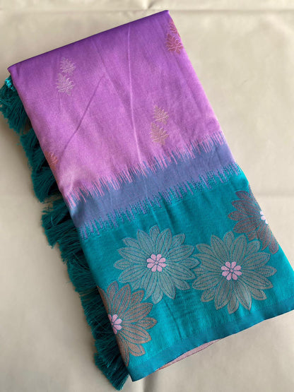 Floral Zari Silk Sarees