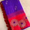 Floral Zari Silk Sarees