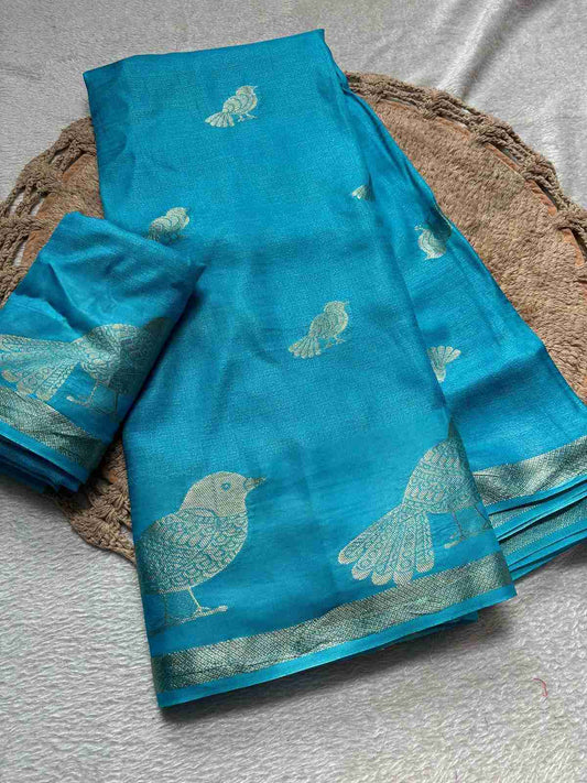 Soft Viscose Khadi Silk Sarees