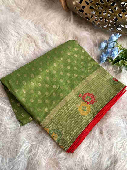Meenakari Dola Silk Sarees