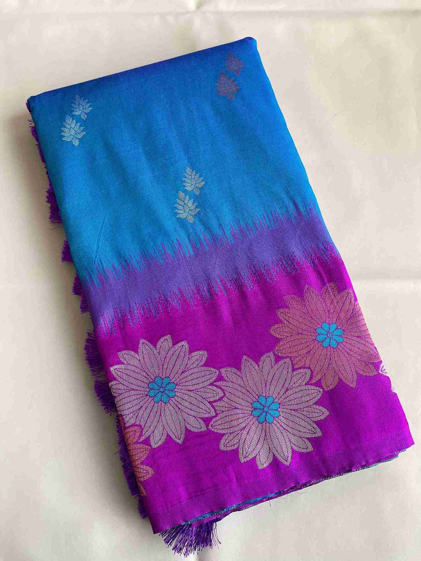 Floral Zari Silk Sarees