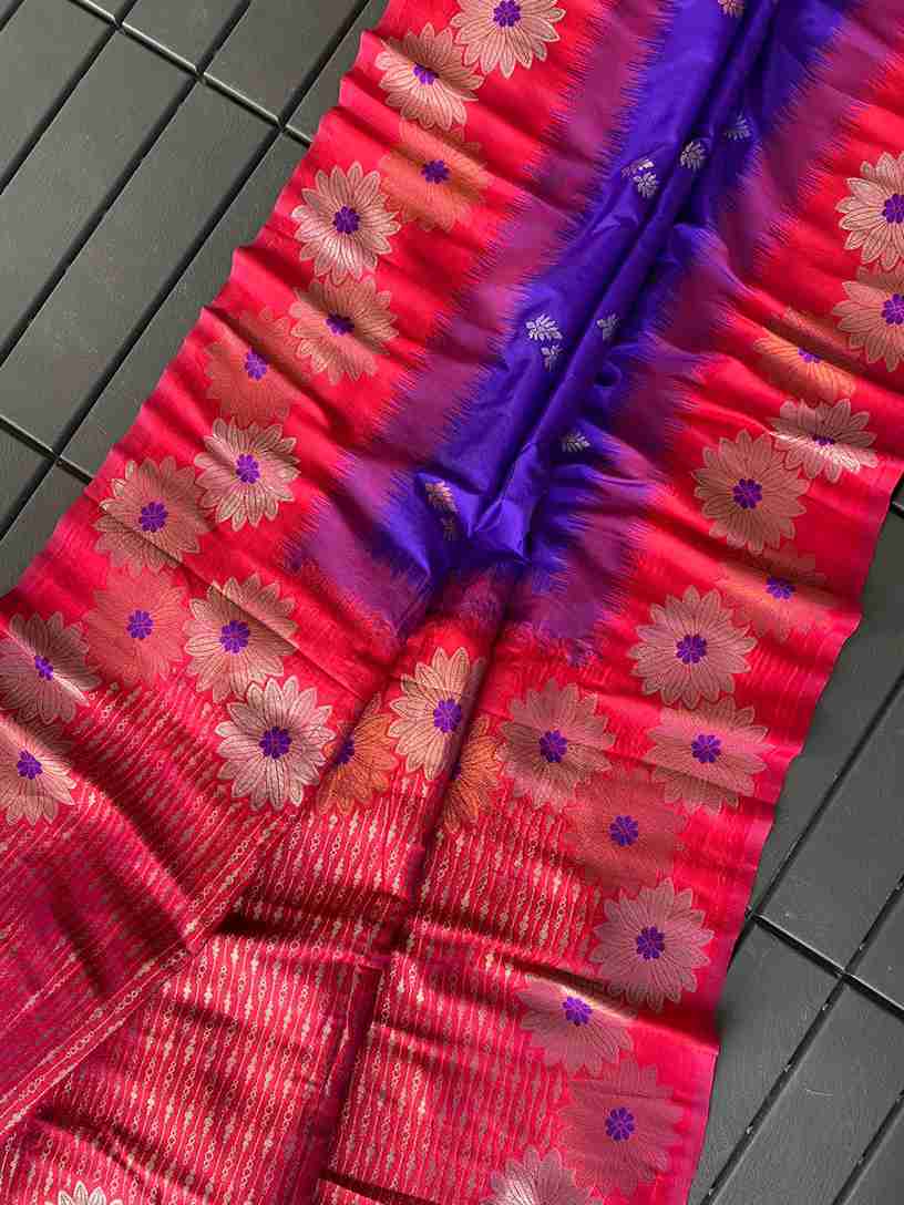 Floral Zari Silk Sarees