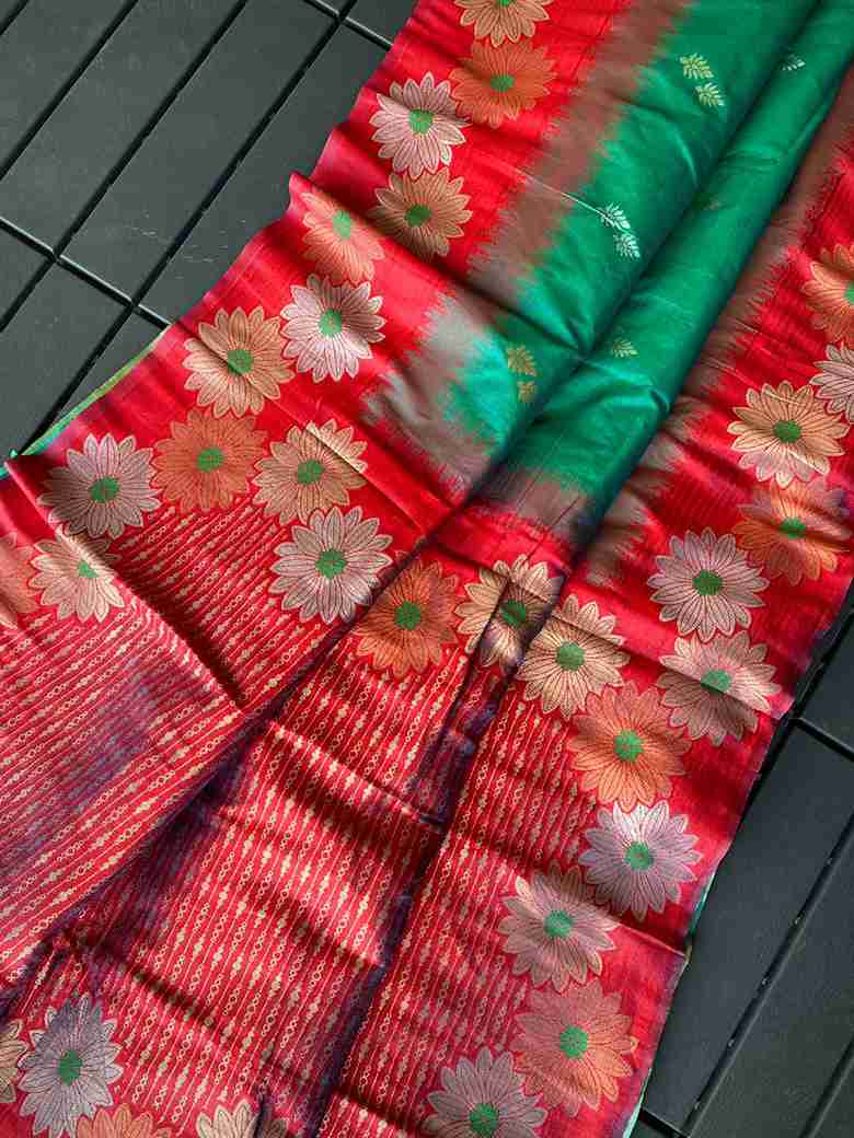 Floral Zari Silk Sarees