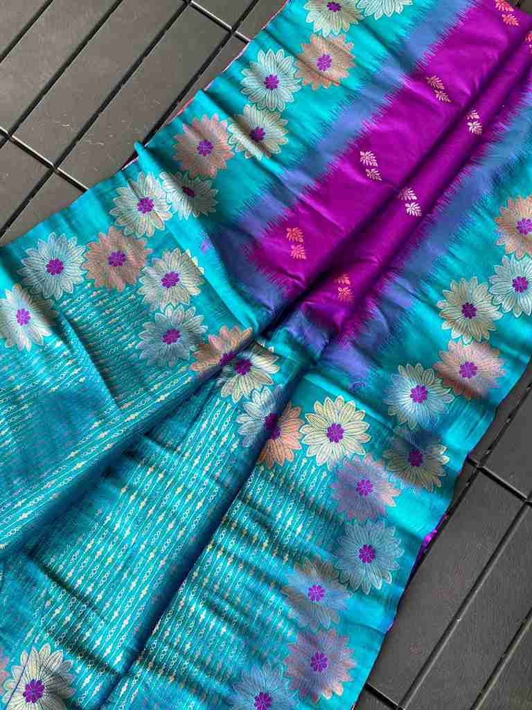 Floral Zari Silk Sarees