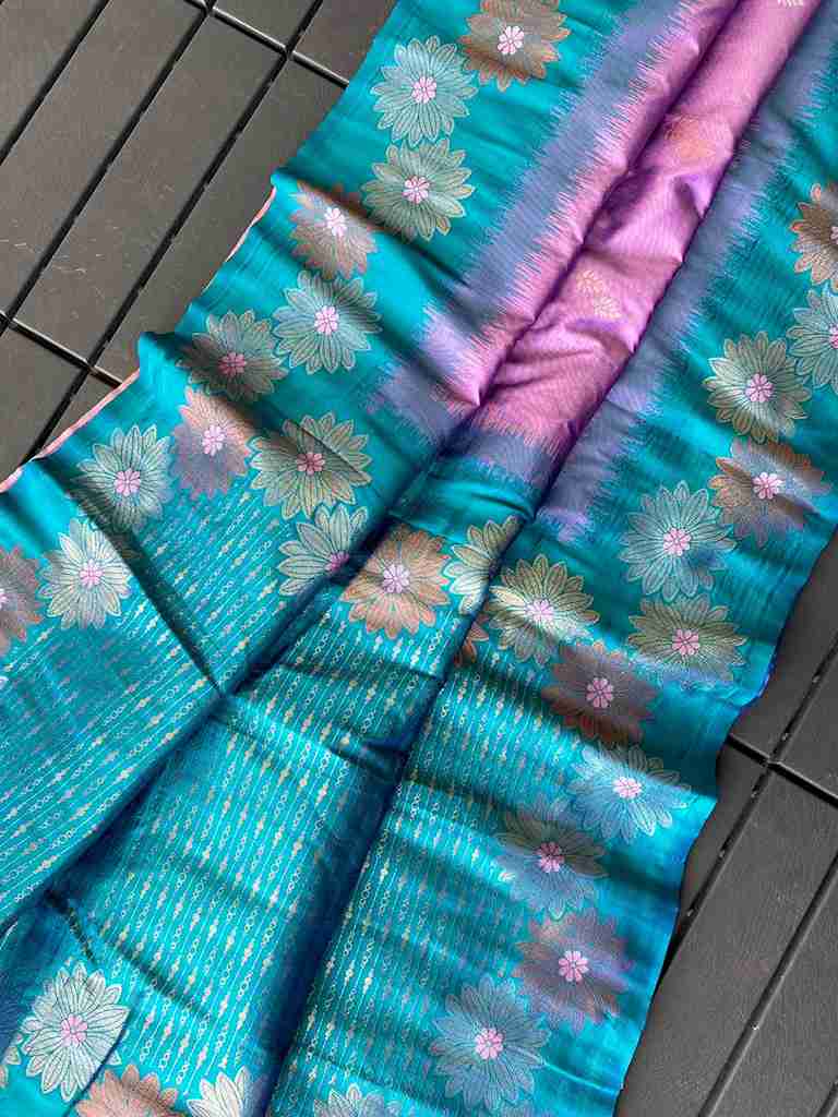 Floral Zari Silk Sarees