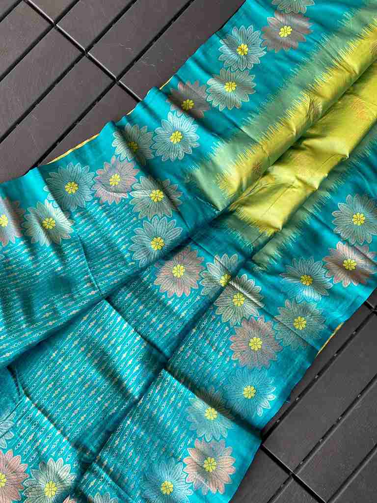 Floral Zari Silk Sarees