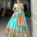Jaquard Paithani Silk Lehanga