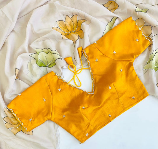 Soft Mulmul Organza Saree