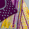 Tye Dye Chinnon Silk Sarees