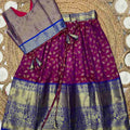 Kanjeevaram Zari Weaving Lehangas