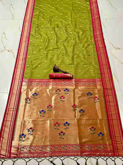 Soft Kanjivaram Paithani Silk