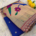 Half & Half Paithani Silk Saree