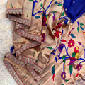Half & Half Paithani Silk Saree