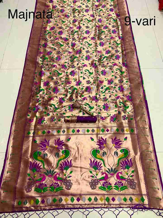 Soft Kanjivaram Paithani Silk Sarees