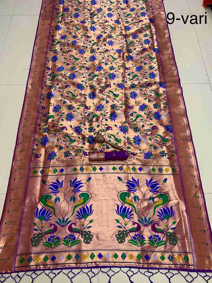 Soft Kanjivaram Paithani Silk Sarees
