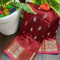 Banarasi Semi Katan Silk Sarees