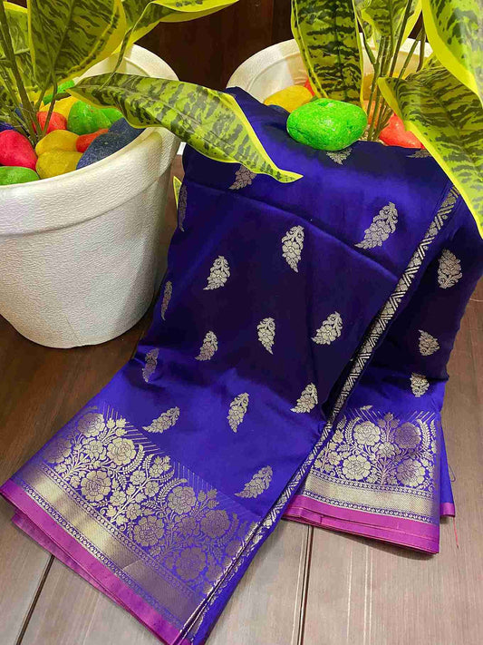 Banarasi Semi Katan Silk Sarees