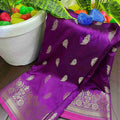 Banarasi Semi Katan Silk Sarees