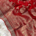 Khaddi Georgette Minakari Sarees