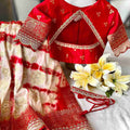 Shibori Dyeing Dola Silk Saree