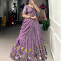 Embroidery Vichitra Summer Lehenga